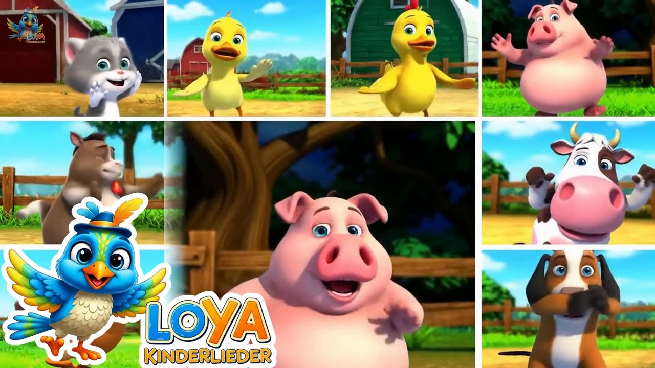 🎵 Loya Kinderlieder: Die BESTEN Kinderlieder zum Mitsingen & Lernen! ABC, Bauernhof & mehr ✨