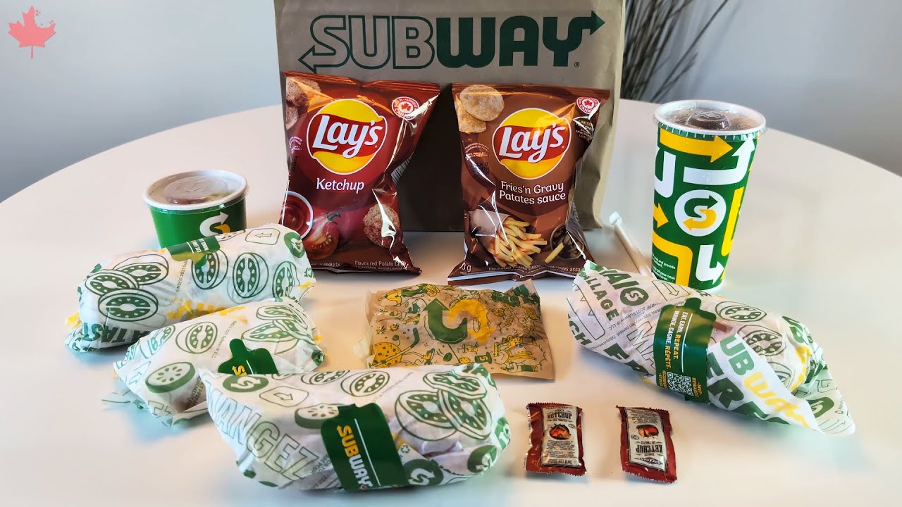 Eating the Entire Subway Festive Feast