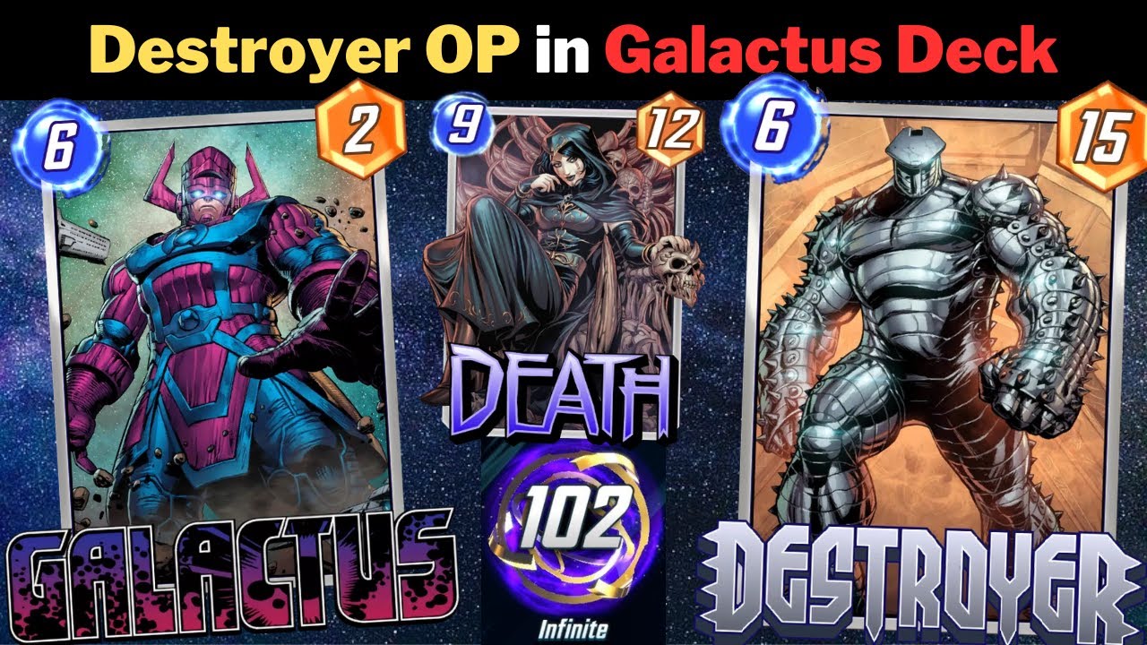 How to Win with DESTROYER in GALACTUS DECK (to Infinite Rank) - Marvel Snap