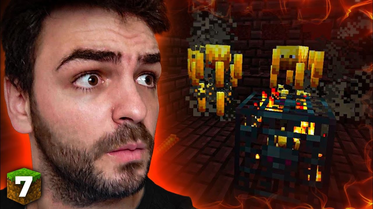 Día 7 en Minecraft: ¡No me Rendiré! 😤 Regreso a la FORTALEZA a Derrotar a los Blazes