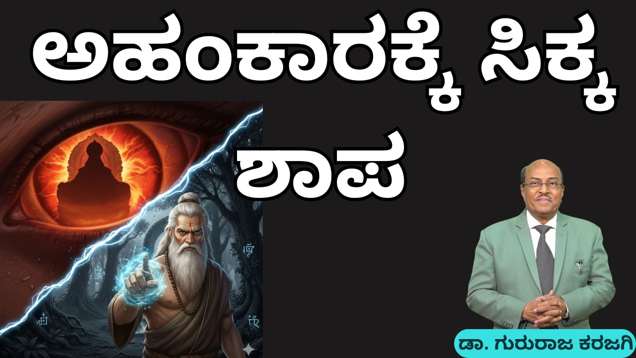 ಅಹಂಕಾರದಿಂದ ಸ್ವರ್ಗವನ್ನೇ ಕಳೆದುಕೊಂಡ ರಾಜ!| ಕರುಣಾಳು ಬಾ ಬೆಳಕೆ | Dr Gururaj Karajagi