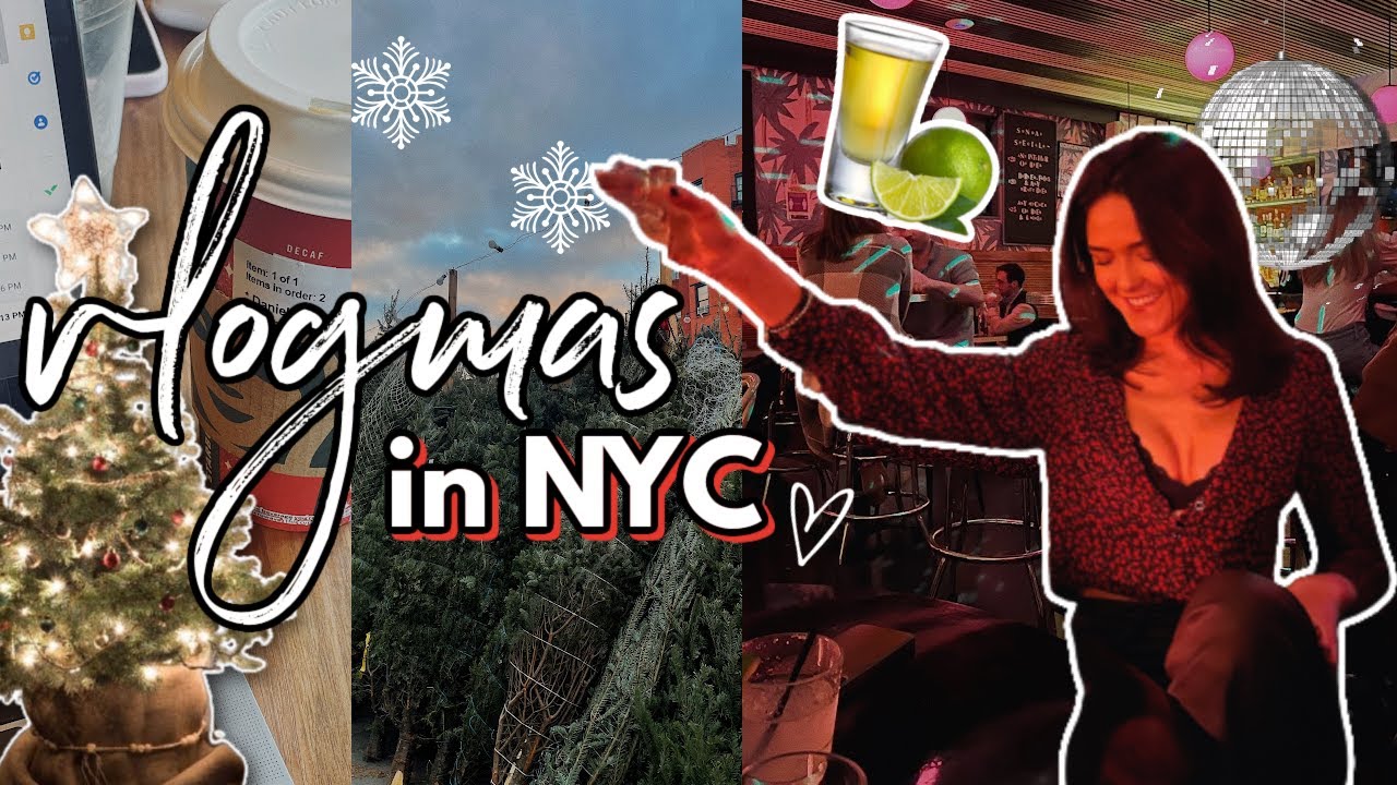 NYC VLOG (vlogmas 2021) ❄️ || decorating, apartment troubles, happiest hour