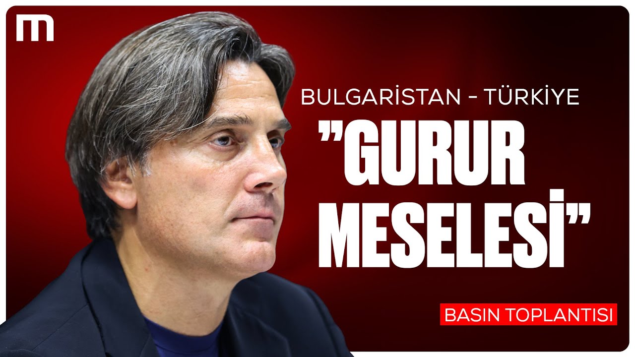 Vincenzo Montella & Uğurcan Çakır Basın Toplantısı | Bulgaristan - Türkiye Maçına Doğru
