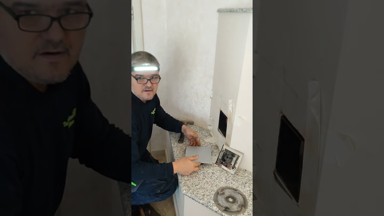 Montare uși pentru curățare sau inspectare la sobe