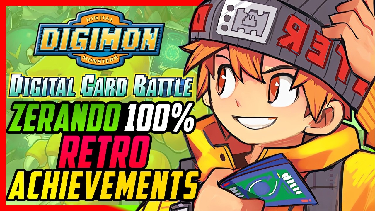 TCG DE DIGIMON - DIGIMON DIGITAL CARD BATTLE PS1 TODAS AS CONQUISTAS 100% RetroAchievements #1