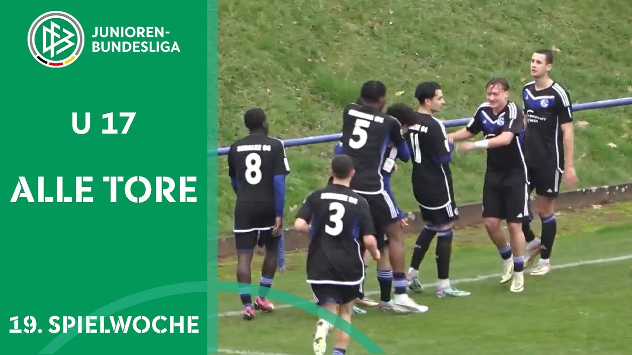 Spitzenduo siegt, Bayern klettert auf Platz 3 | Alle Tore: B-Junioren-Bundesliga Woche 19