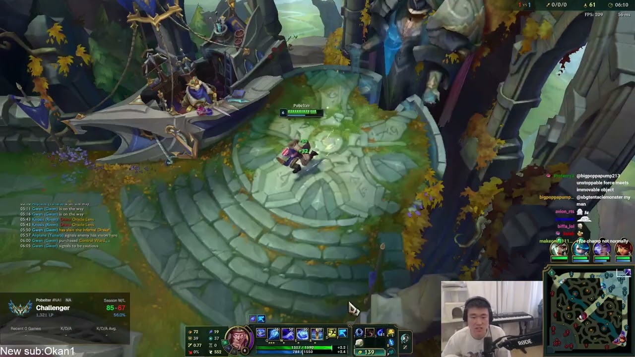 1321 LP start mid. solo warrior purist in a sea of professional duos (respectable) (admirable) (posi