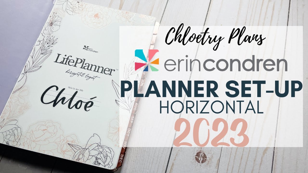 2023 Erin Condren Planner Set-Up for Journaling