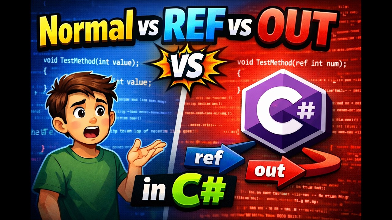 ref vs out in C# Explained with Simple Examples | Parameter Passing