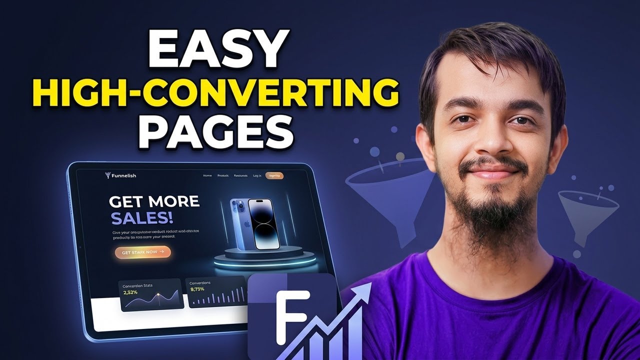 Funnelish Landing Page Tutorial in 2025 (Video 03)