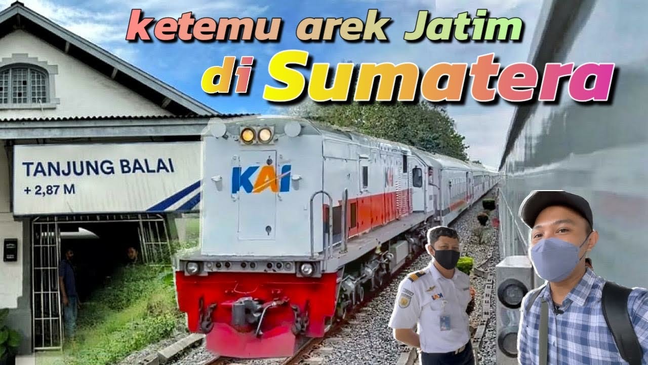 ONGKOSNYA CUMA 27 ribu | Puas Jalan-jalan Naik Kereta Ekonomi Putri Deli Medan - Tanjungbalai