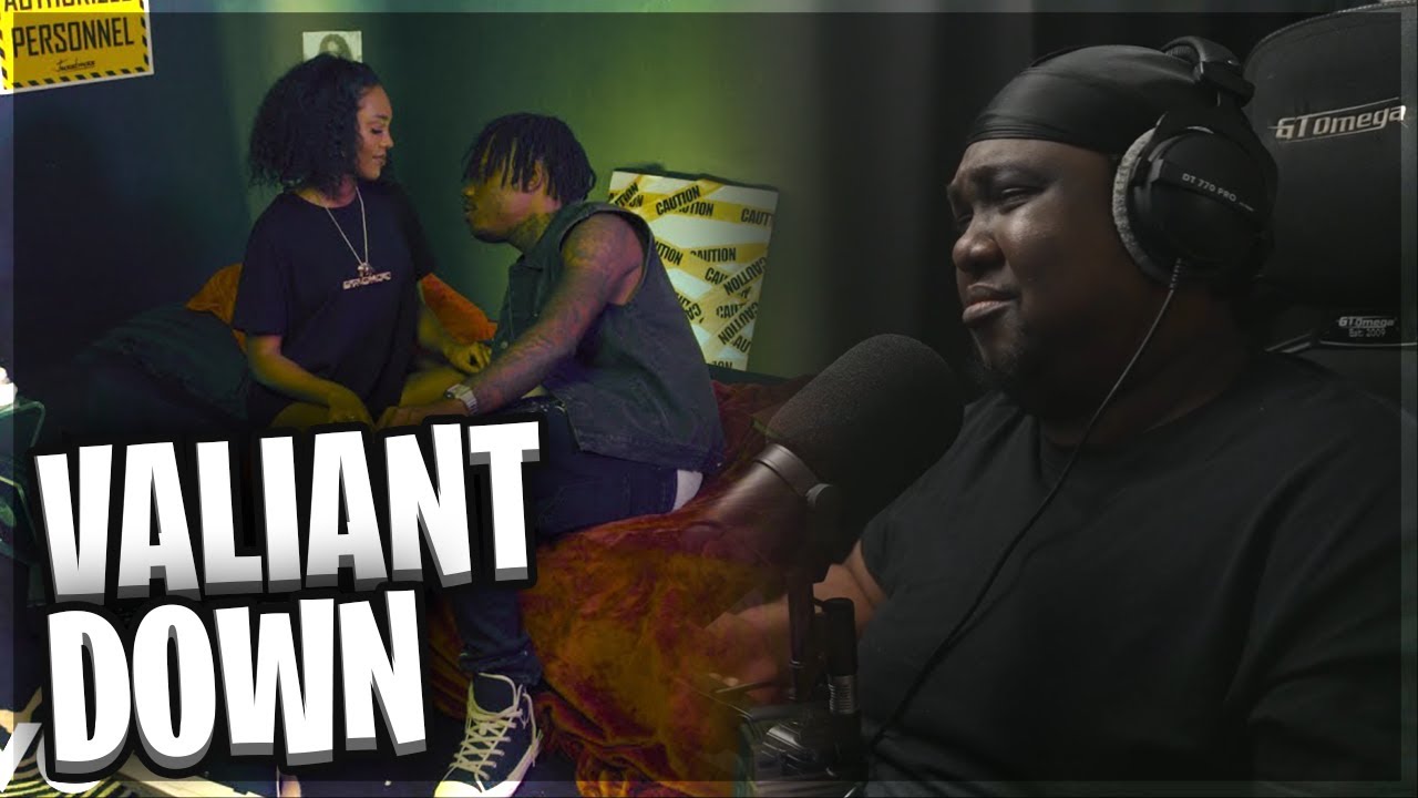 Valiant, Dj Mac - Down (Official Visualizer) (REACTION)