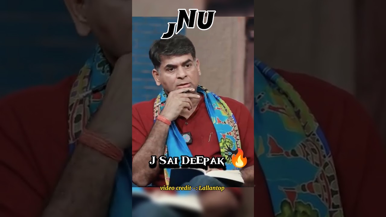 JNU 😈 | J Sai Deepak 🔥 #jnu #saideepak #viral #thelallantop