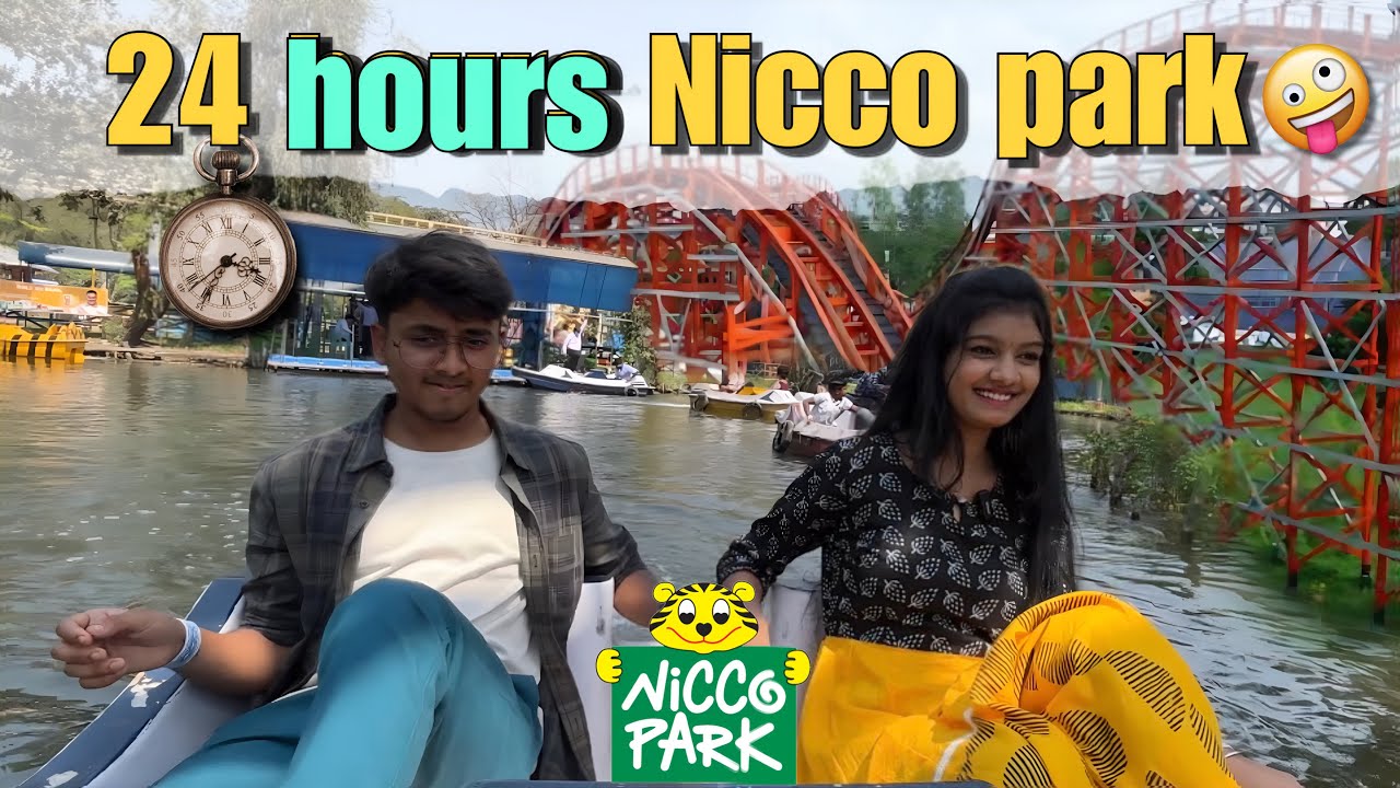 24 Hours⏱️Nicco Park এ কাটালাম🤪