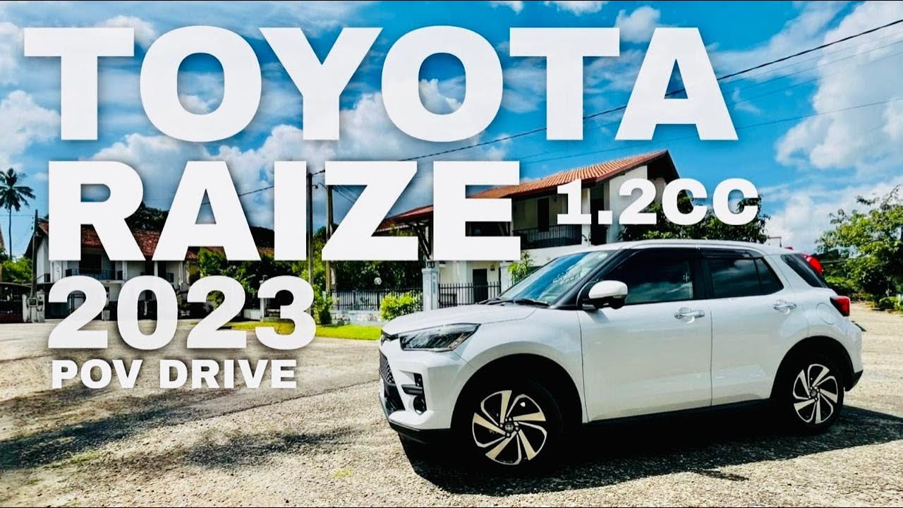 TOYOTA RAIZE 1.2 NATURALLY ASPIRATED -2023- POV Ride  Sri Lanka | GOPRO HERO 9 BLACK - SL POV HUB 4K
