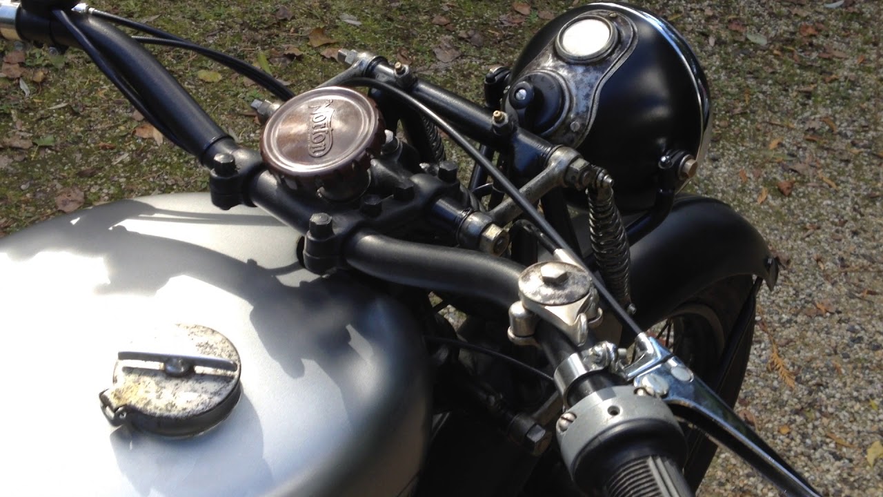 Norton 16H start with new carb