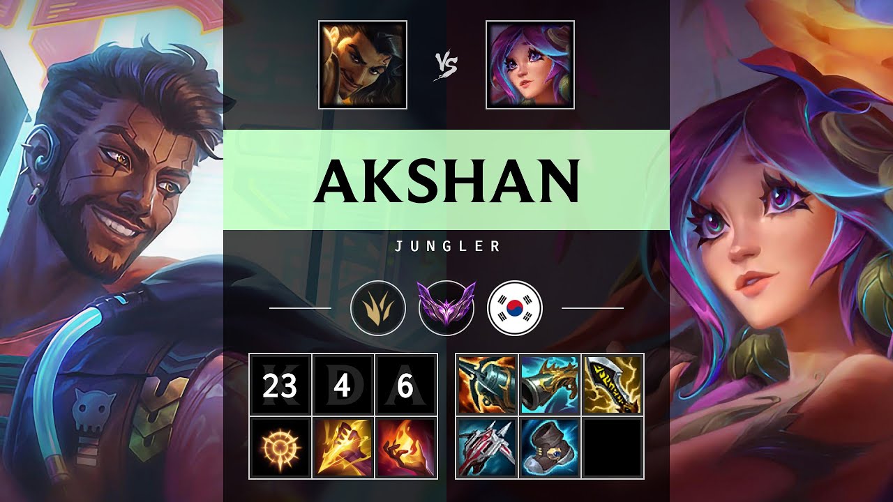 Akshan Jungle vs Lillia - KR Master Patch 25.05