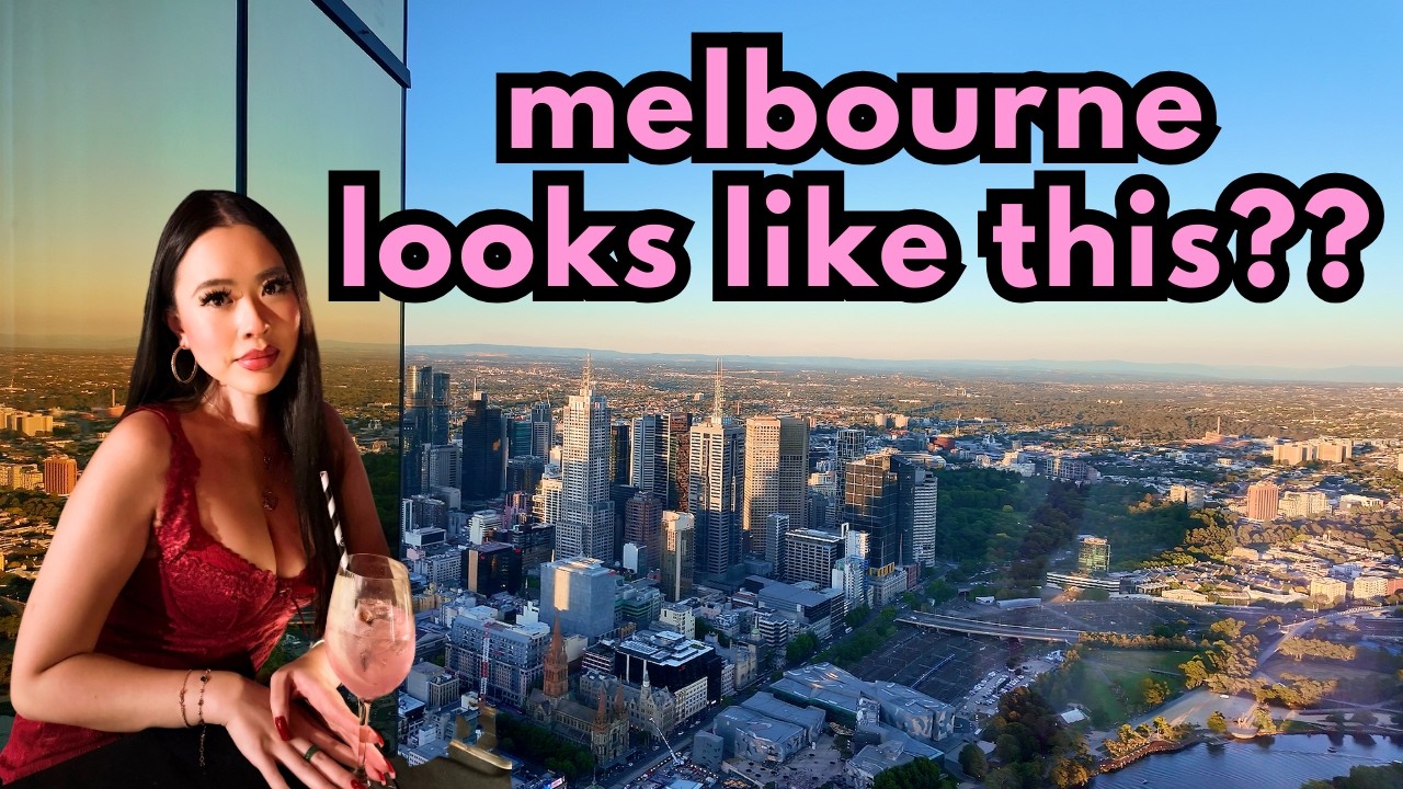 🌃 88 Floors Above Melbourne! 😍 Sunset to Night at Eureka Skydeck