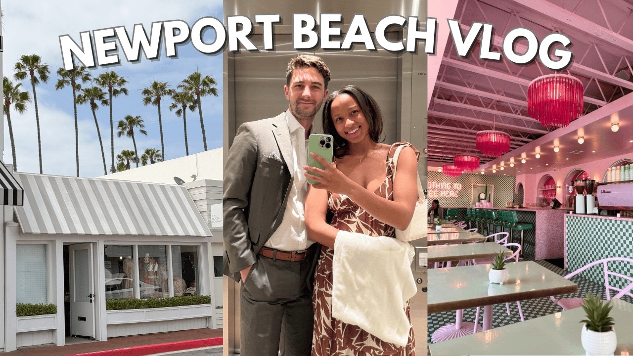 solo day exploring Newport Beach, California! 🌴🏖️