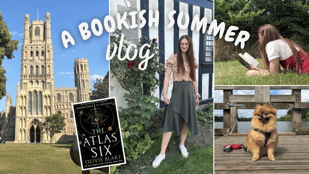 Summer bookish vlog 🌼 Exploring Ely and chatting about great books 📖