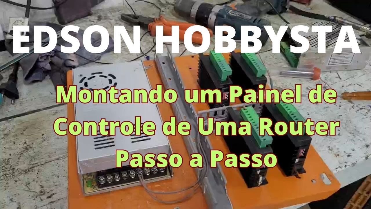 Montando Um Painel de Controle de Uma Router Passo a Passo