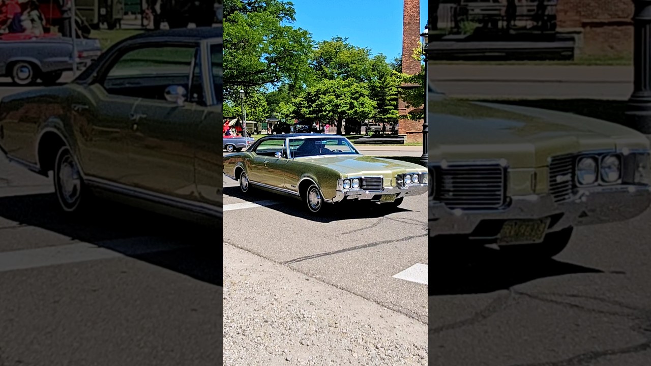 1968 Oldsmobile Delta 88 Classic Car Drive By Engine Sound Motor Muster Greenfield Village 2024