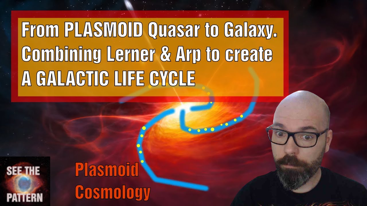 From PLASMOID Quasar to Galaxy.  Combining Lerner & Arp to create a GALACTIC LIFE CYCLE Model
