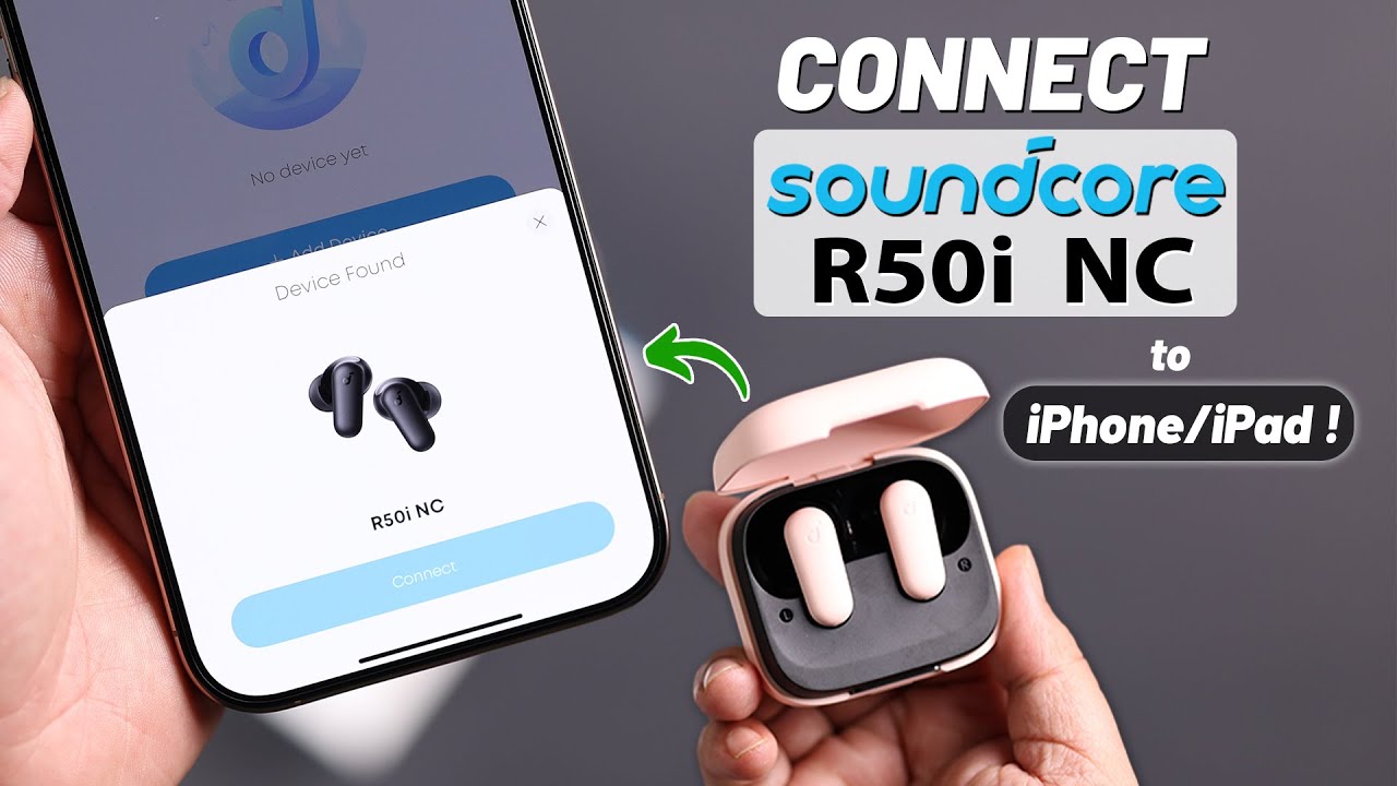 Наушники Soundcore R50i: как подключить к iPhone или iPad! [Подключение]