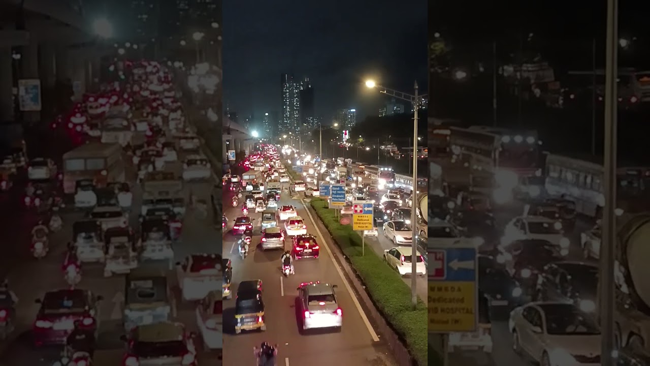 MUMBAI KE TRAFFIC #citylights