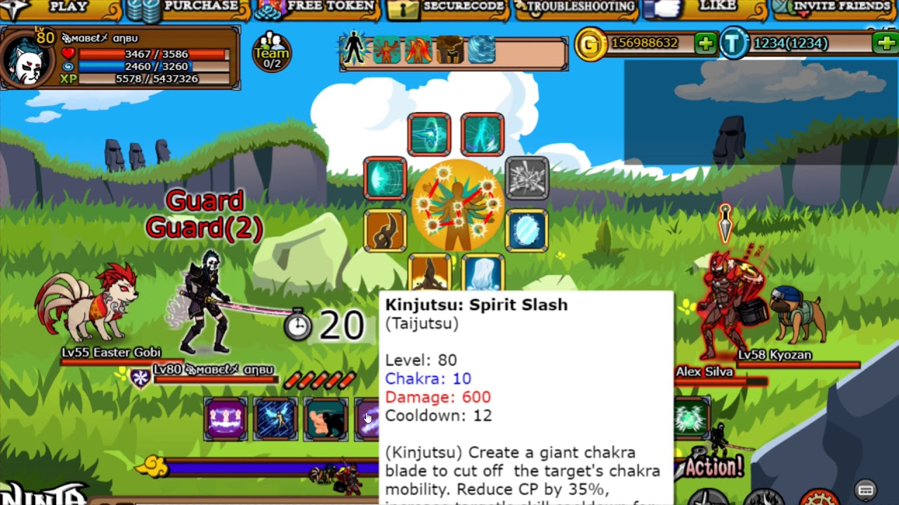 Ninja Saga Random PvP Fight #1