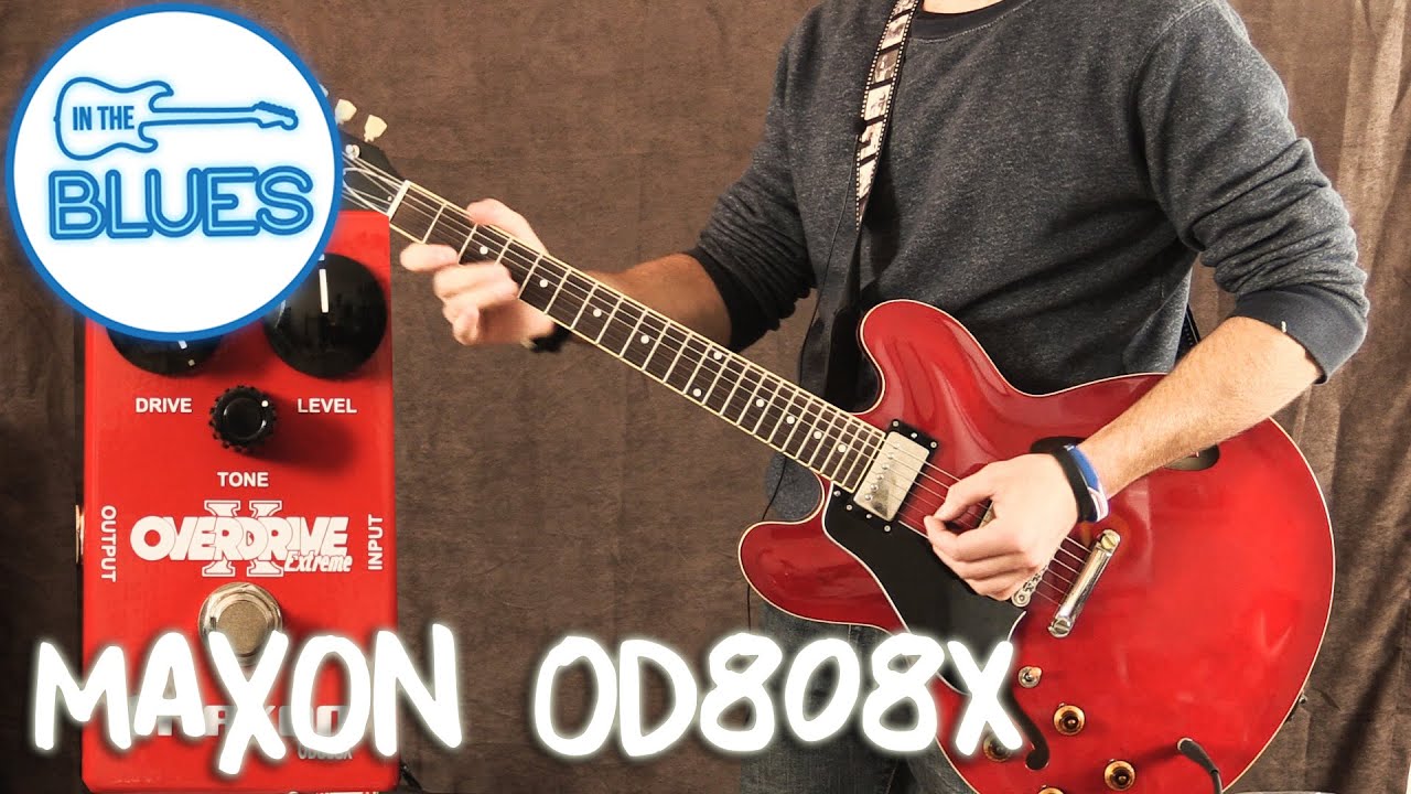 Maxon OD808X Overdrive Extreme Pedal - Humbucker Demo