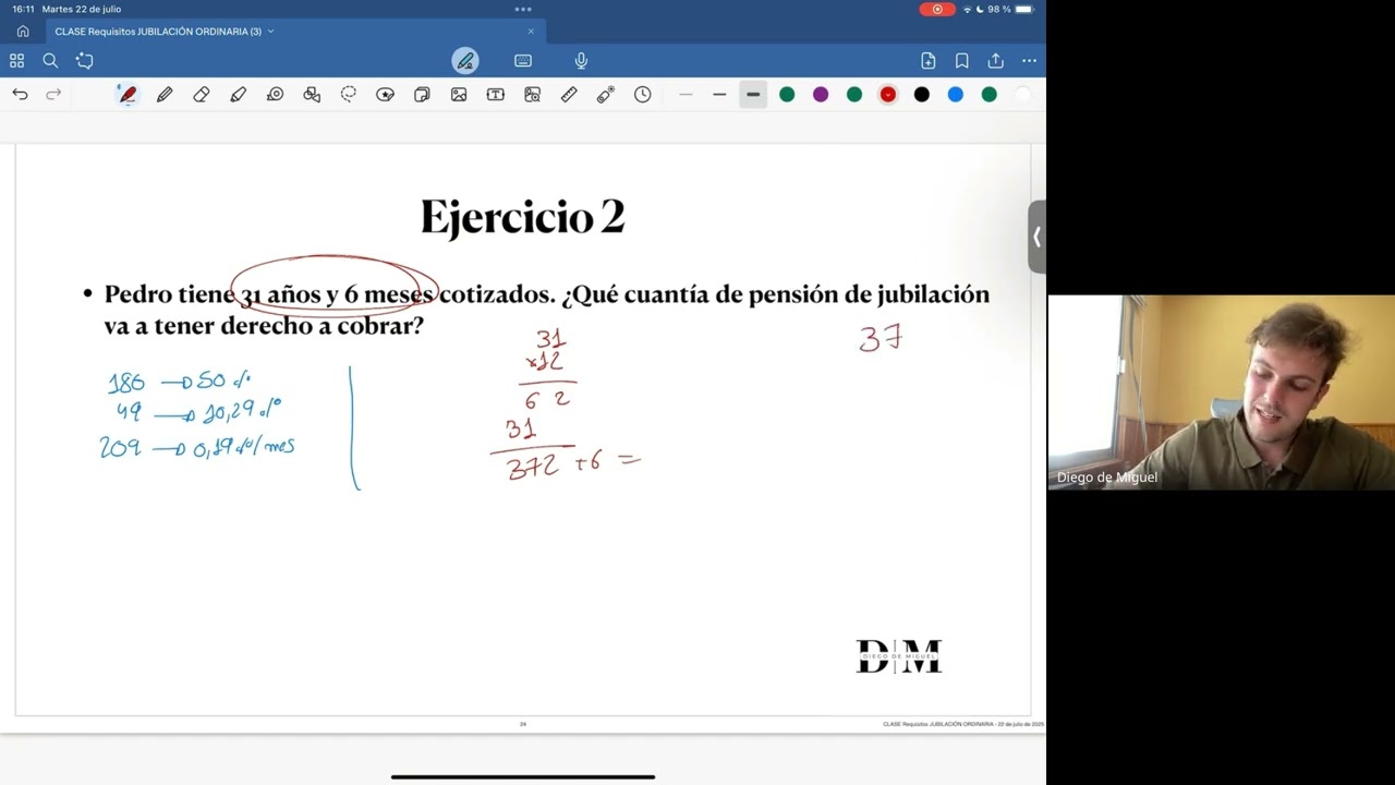 Cuantía de la jubilación - Administrativo de la Seguridad Social
