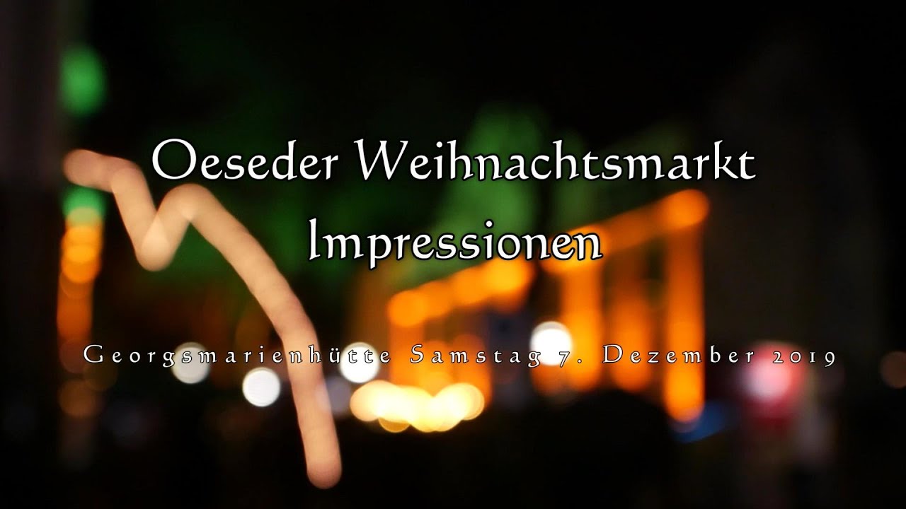 Oeseder Weihnachtsmarkt 2019 - Georgsmarienhütte - Osnabrücker Land