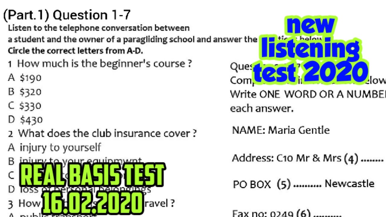 new ielts listening format test 2020 | NEW IELTS LISTENING PRACTICE TEST 2020, New LISTENING