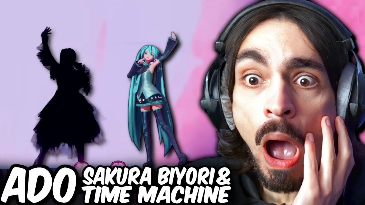 MIKU & ADO!! | Ado - 桜日和とタイムマシン live / Sakura Biyori & Time Machine (Reaction) | Guitarist reacts to