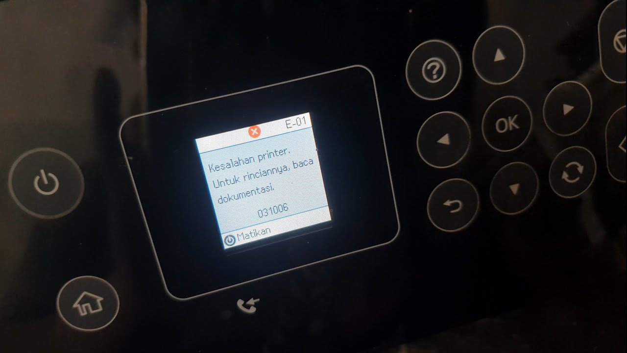 cara mengatasi printer epson l5190 error e01