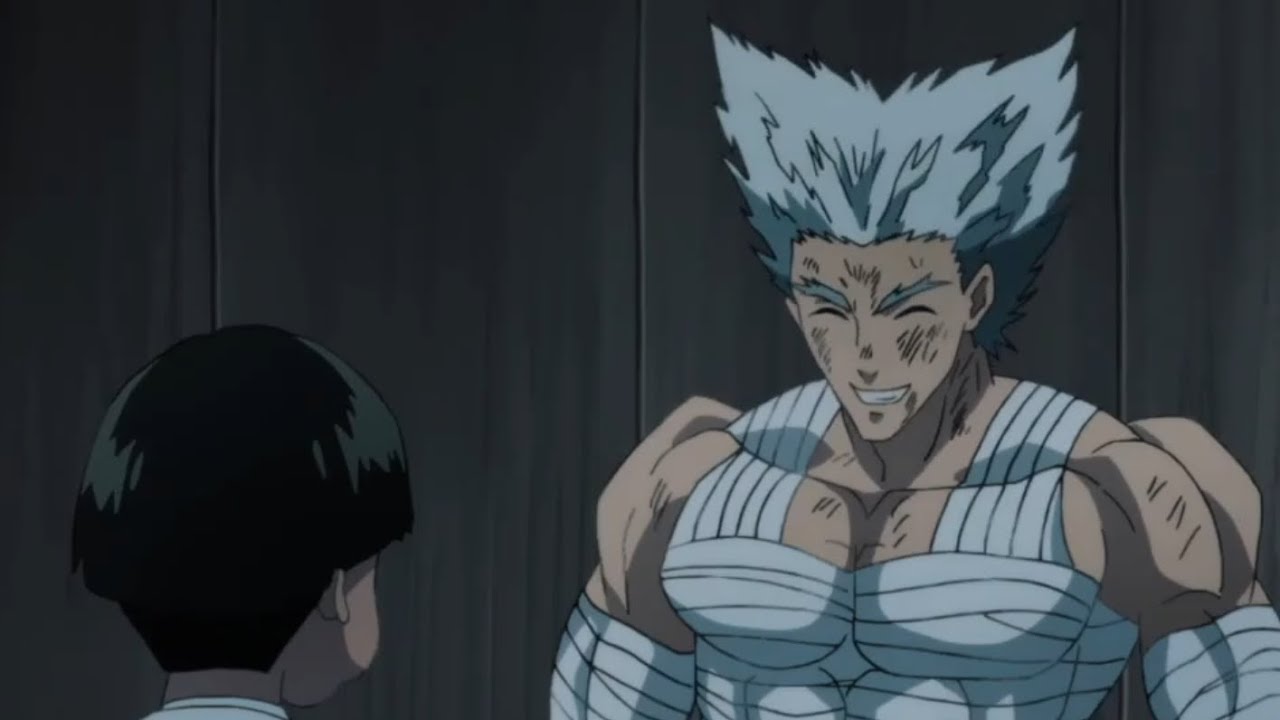 GAROU SVELA AL BAMBINO IL SEGRETO PER DIVENTARE FORTI - ONE PUNCH MAN ITA