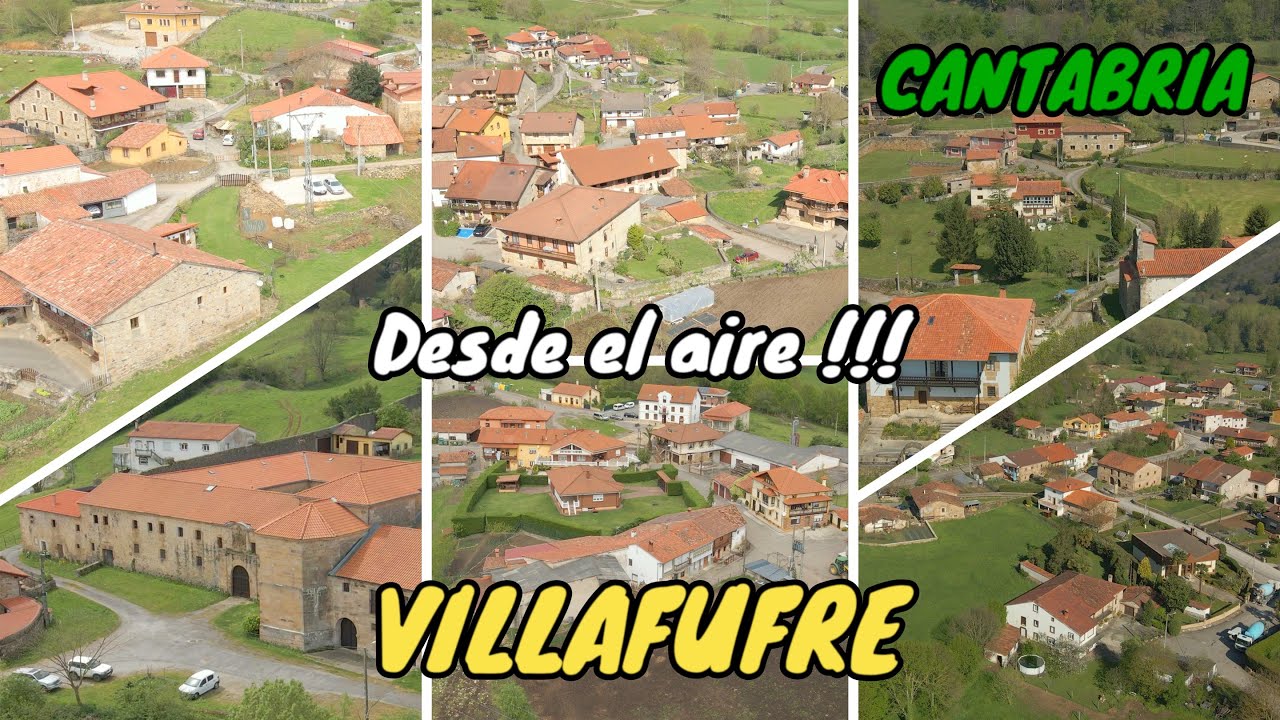 VILLAFUFRE desde el aire. Sobrevolamos algunos de sus pueblos!!!. CANTABRIA 4K - MAVIC AIR 2