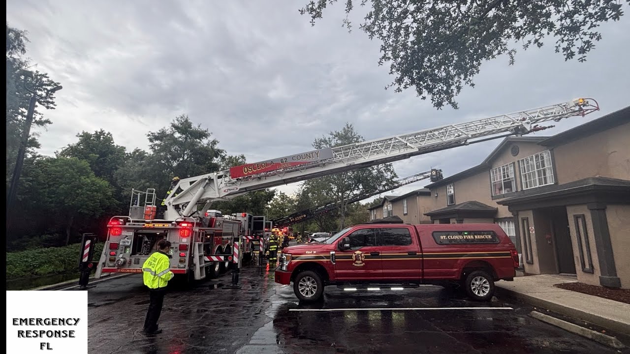 St Cloud FL Village apartment structure fire 