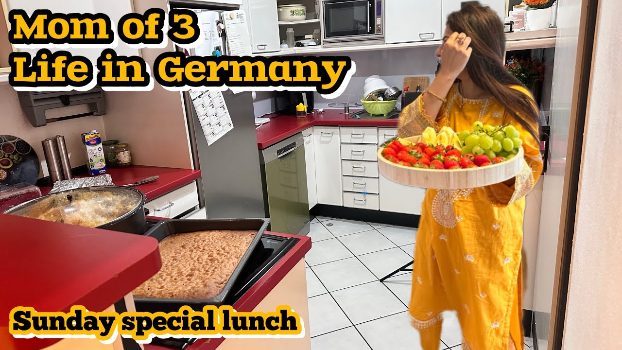 Sunday Morning Routine of a Pakistani Mom with 3 Kids | Family Vlog in Germany 