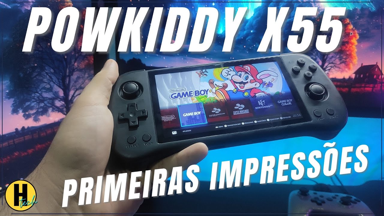 Powkiddy X55 -  UNBOXING e PRIMEIRAS IMPRESSÕES