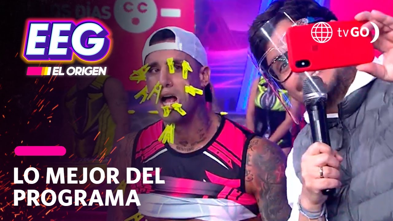 EEG El Origen: Gian Piero Díaz aprovechó divertido juego y se tomó una selfie con Jota Benz