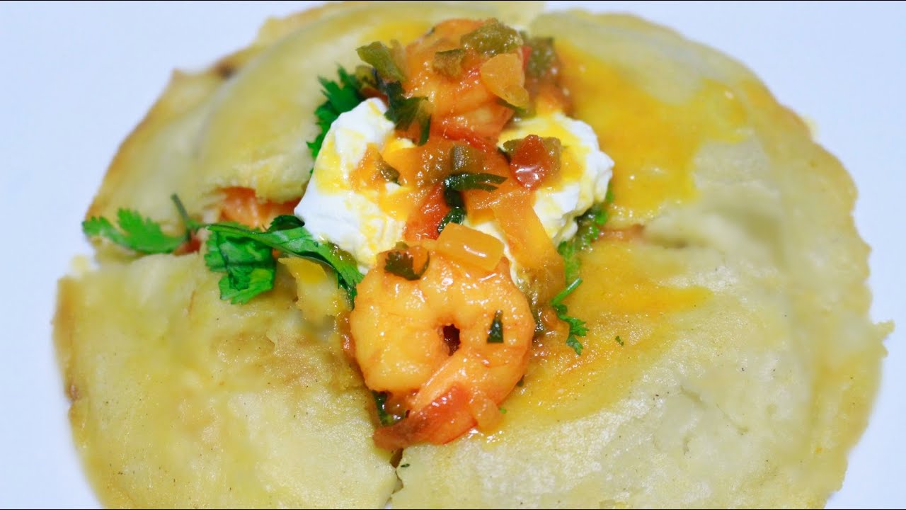 TORTILLA RELLENA DE CAMARONES