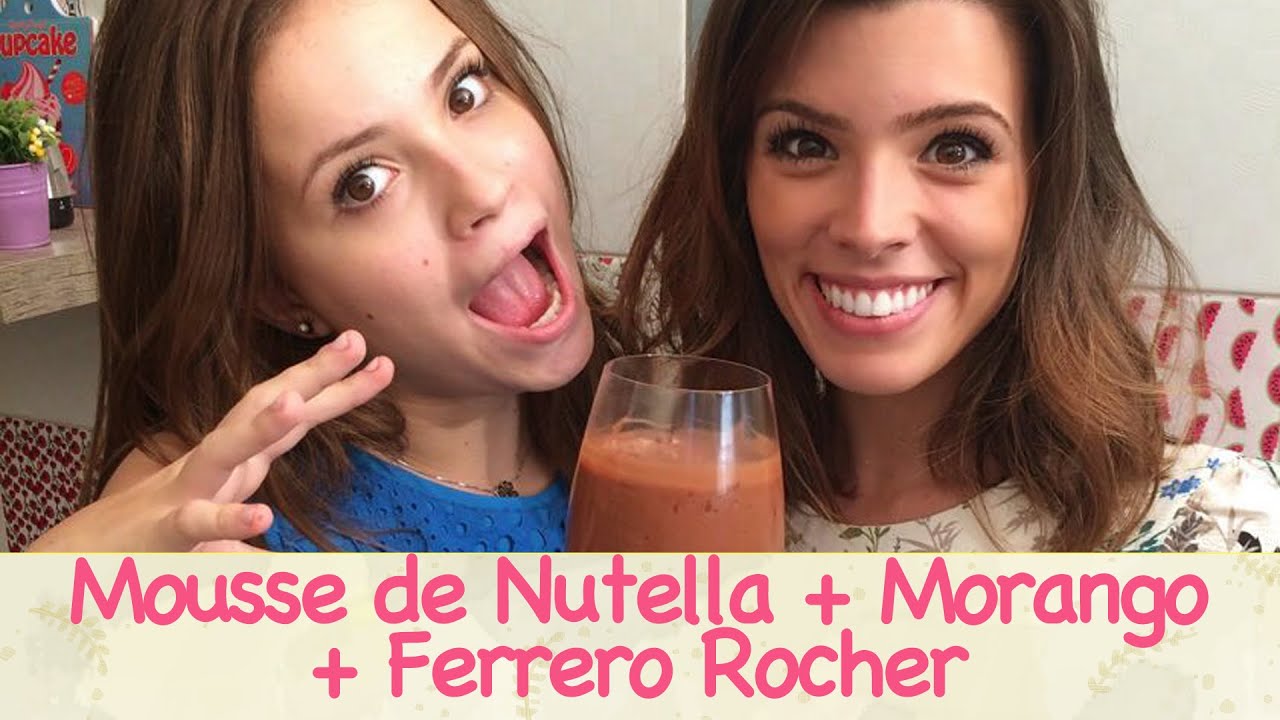 MOUSSE de NUTELLA + MORANGO + FERRERO ROCHER ft. Raíssa Chaddad | TPM, pra que te quero?