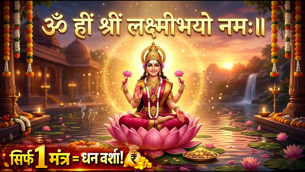 सुबह सुनें ये लक्ष्मी मंत्र 🪔 घर में होगी धन-समृद्धि