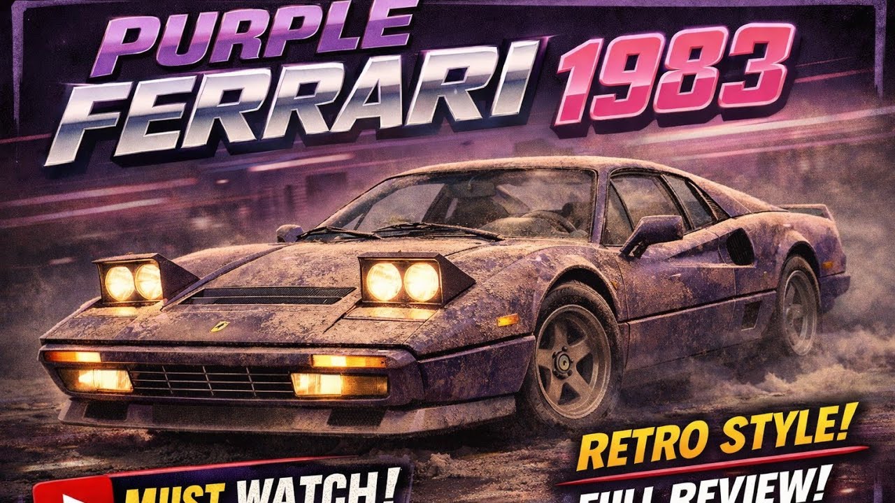 “This Purple Ferrari Was Found in Trash 😱 | 1983 Full Restoration”