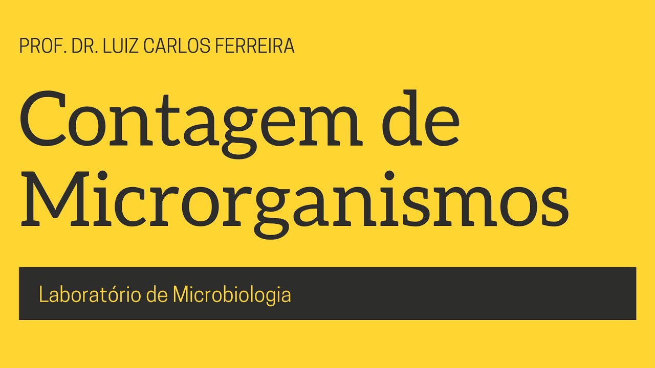 Contagem de Microrganismos
