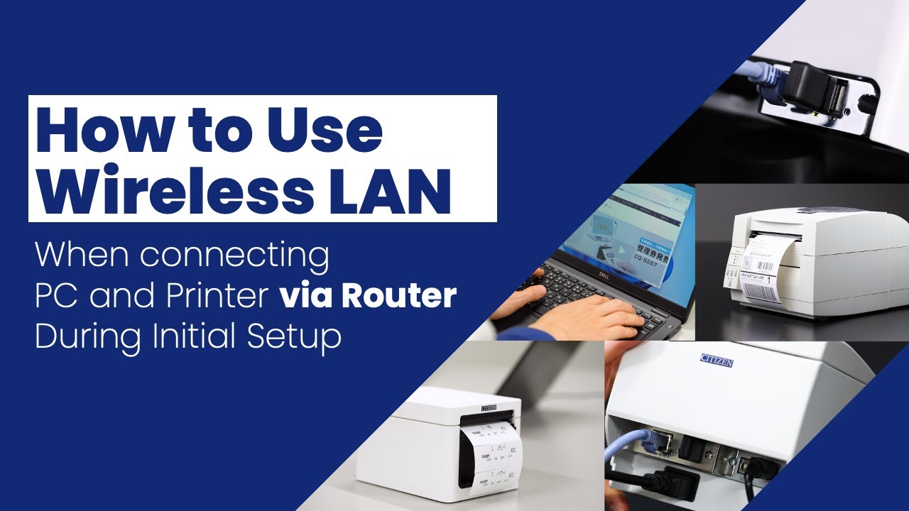How to Use Wireless LAN When Connecting PC and Printer via Router During Initial Setup