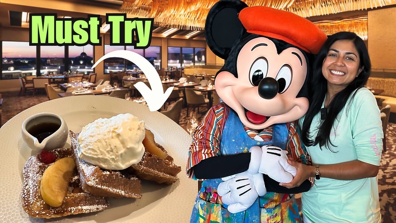 Our FAVORITE Character Breakfast at Walt Disney World - Topolino's Terrace