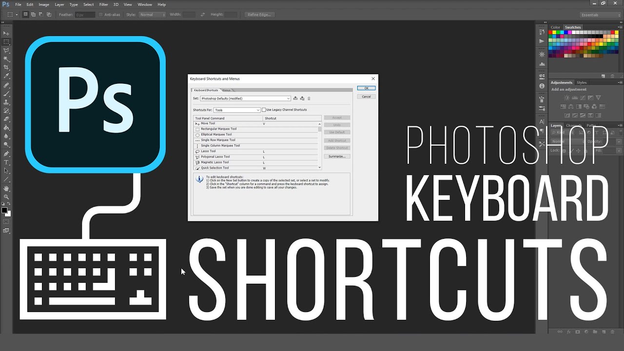 How to Change Keyboard Shortcuts in Photoshop